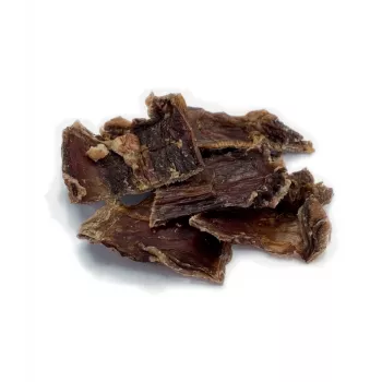 Snack per cani BULT Eko manzo essiccato 70 g — snack di manzo disidratato monocomponente per cani, proteine 67,2 %, grassi 15,7 %