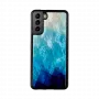 Custodia per smartphone iKins per Samsung Galaxy S21+ – cover posteriore protettiva, blue lake nero