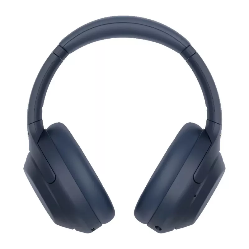 Cuffie Sony WH1000XM4L.CE7, circumaurali, con filo e senza fili (Bluetooth, USB-C), blu, archetto