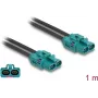 Cavo DeLOCK HDMTD Z doppio connettore femmina su HDMTD Z doppio connettore femmina 1 m