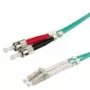 VALUE cavo in fibra ottica 50/125µm OM3, LC/ST, turchese 0,5m (21.99.8720)
