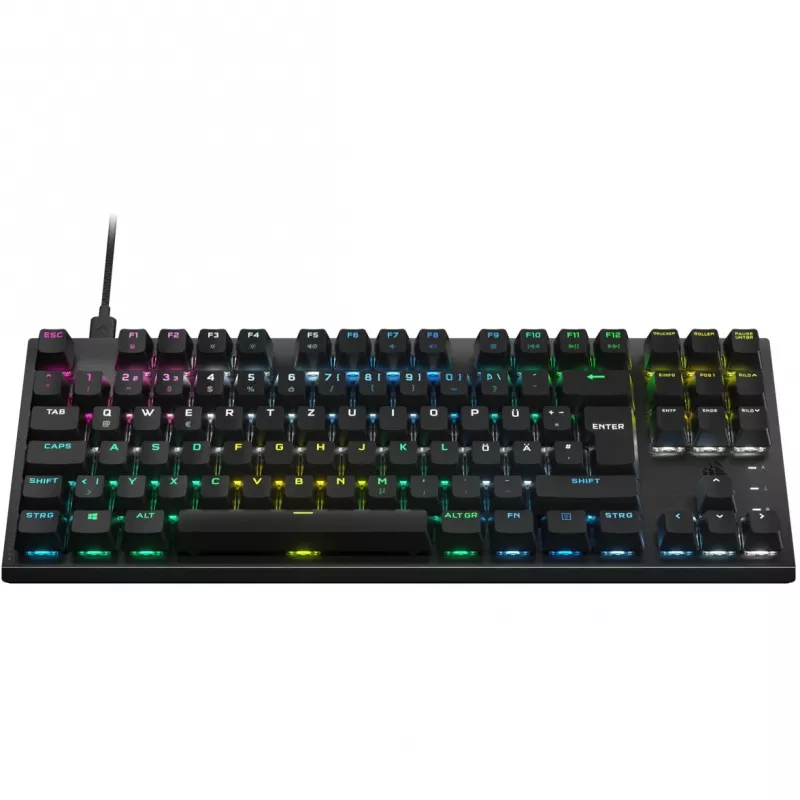Corsair K60 PRO TKL tastiera gaming ottico-meccanica, switch OPX, RGB, nera
