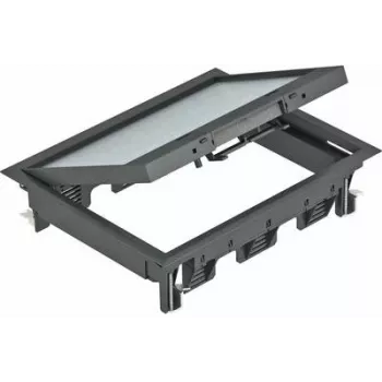 OBO Bettermann inserto portapparecchi GES6-2U10T 9011 nero grafite (7405322)