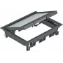 OBO Bettermann inserto portapparecchi GES6-2U10T 9011 nero grafite (7405322)