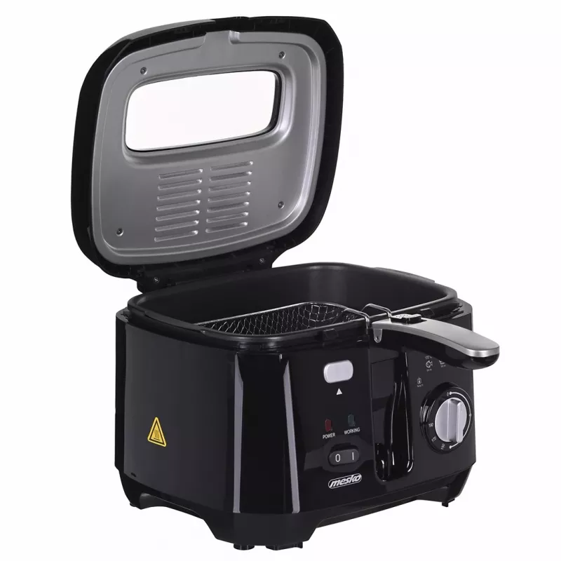 Friggitrice Mesko Home MS 4908 singola 2,5 L 1800 W nero grigio