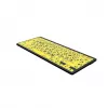Tastiera Logickeyboard LKB-LPBY-BTON-DE Bluetooth QWERTZ tedesco nero - giallo (LKB-LPBY-BTON-DE)