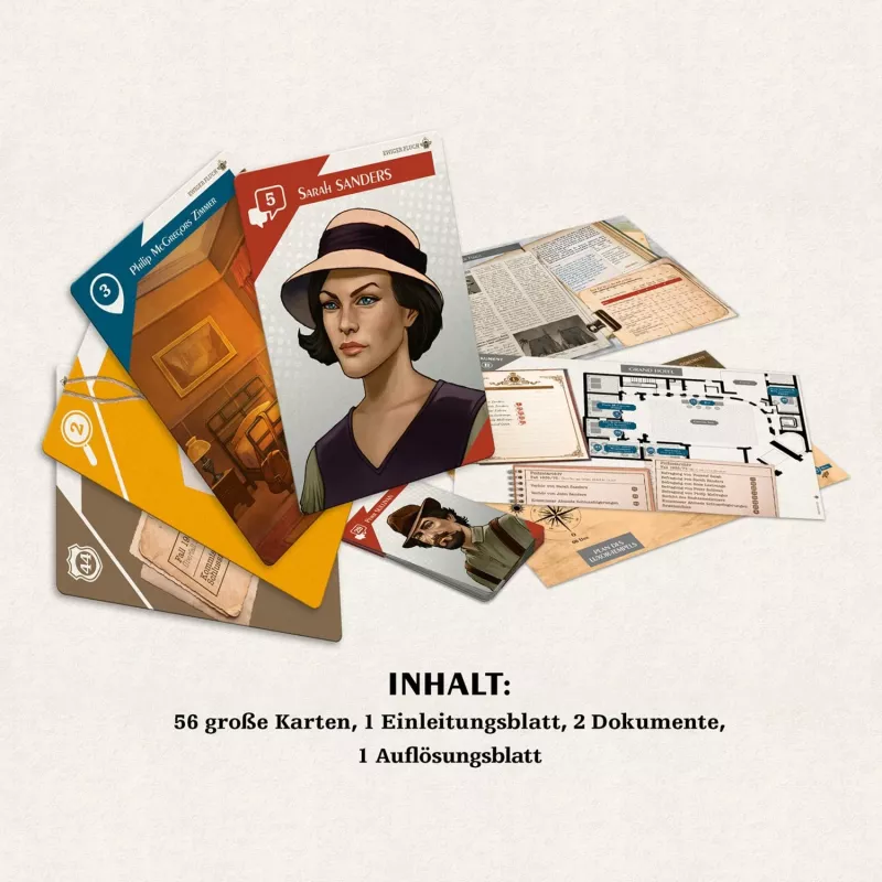 Suspects: Eternal Curse, gioco di carte
