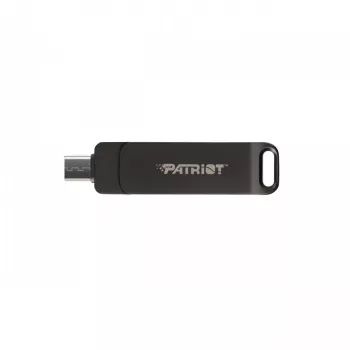 Chiavetta USB PATRIOT Rage R550 64GB 100 MB/S USB A+C design girevole (PE64GR550DSAD) nera
