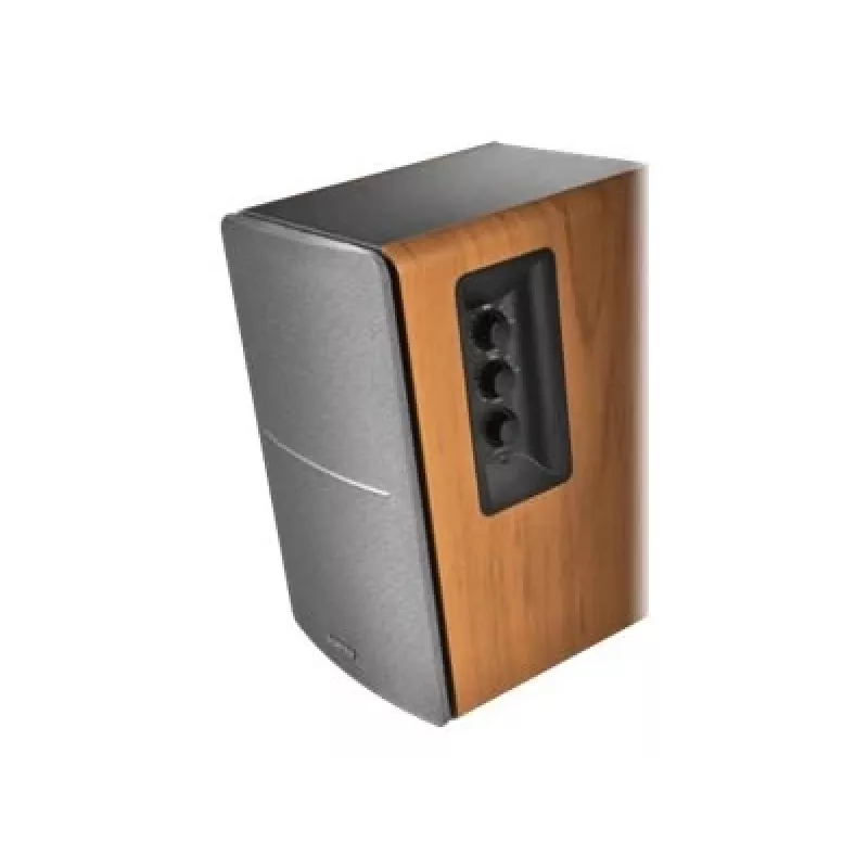 Edifier R1280T sistema di diffusori attivi da scaffale con telecomando e doppi ingressi RCA - legno marrone