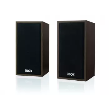 Diffusori IBOX IGLSP1 cablati 2.0 da tavolo 10 W ciliegia