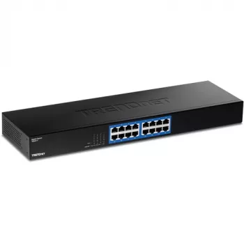 TRENDnet TEG S17 - Switch - 16 x 10/100/1000 - montabile a rack