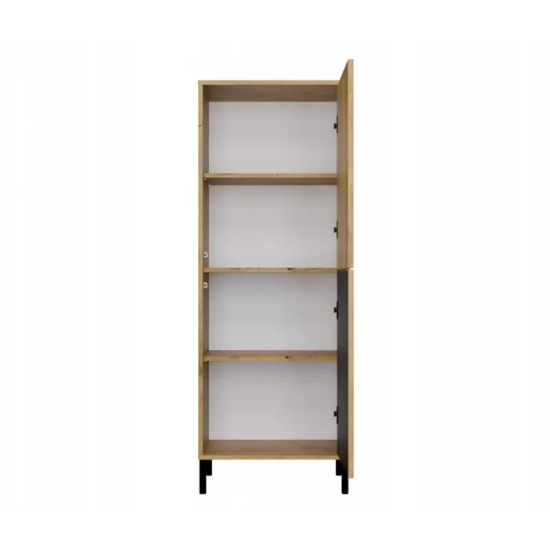 KAMARO 2DK stretto/GŁ rovere ARTISAN VETRINA