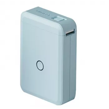 Etichettatrice NIIMBOT D110_M blu – etichettatrice termica portatile wireless, 300×300 DPI, 102 mm/s, larghezza di stampa max. 10,8 cm