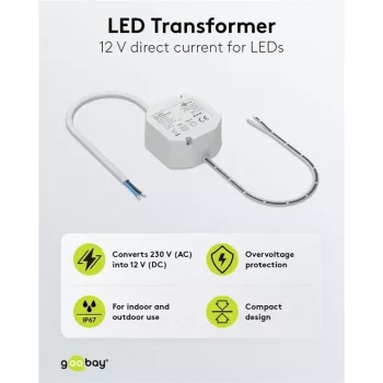 Goobay trasformatore LED 12 V/12 W (59575)