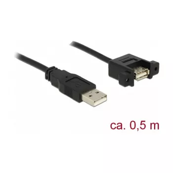 Cavo USB DeLOCK 85461 USB 2.0 0,5 m nero