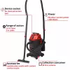 Einhell TC-VC 1930 A aspiratore solidi e liquidi, rosso/nero