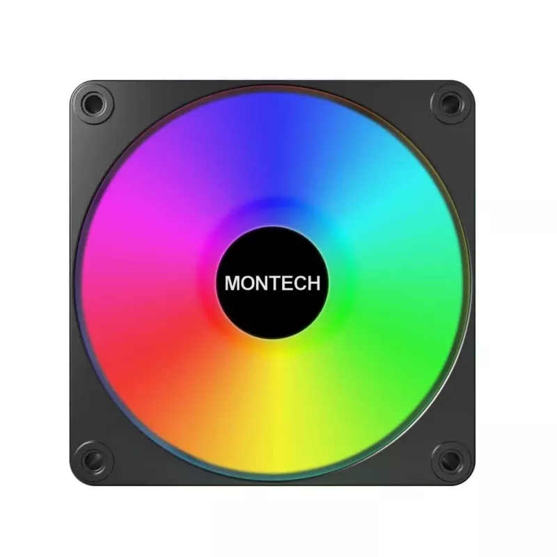 Montech GF120 V2 ARGB modulo ventola per case PC 12 cm nero 1 pz.