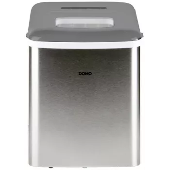 Macchina per ghiaccio portatile Domo DO9253IB — 12 kg/24h, serbatoio acqua 1,8 l, acciaio inox