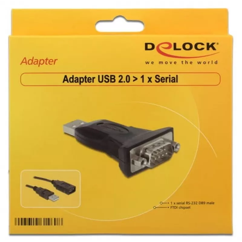 Adattatore USB-seriale DeLOCK 61460