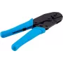 Pinza crimpatrice per cavi S/CONN 18-01010 nero blu 1 pz.