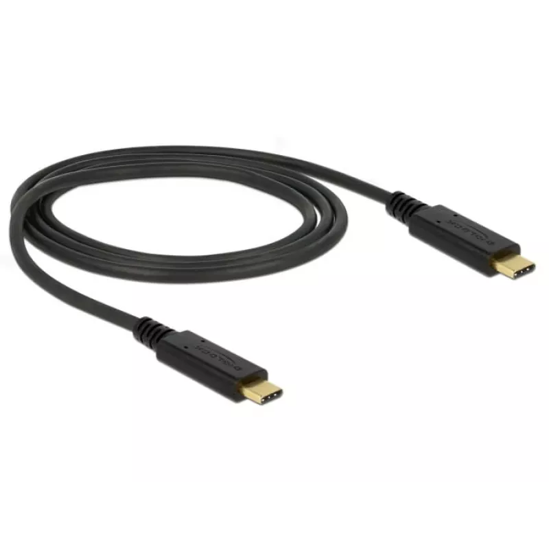 Cavo USB DeLOCK 85531 USB 3.2 Gen 2 1 m USB C nero