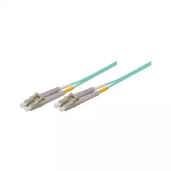 Cavo patch fibra ottica duplex OM3 (multimodale, 50/125) LC/LC, LSZH, polarità reversibile, 5m, Good Connections®
