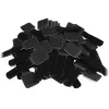 LABEL THE CABLE PRO supporto da parete in velcro per cavi, set da 50 pezzi - nero