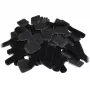 LABEL THE CABLE PRO supporto da parete in velcro per cavi, set da 50 pezzi - nero