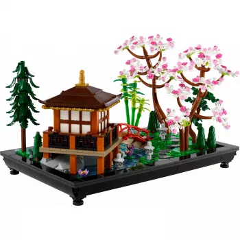 Set di costruzioni LEGO ICONS 10315 Giardino zen, 1363 pezzi, 18+, dimensioni 210×320×200 mm, peso 4,19 kg