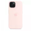 Custodia in silicone compatibile MagSafe per iPhone 15 - Rosa chiaro