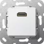 GIRA adattatore HDMI bianco puro 566903 (566903)