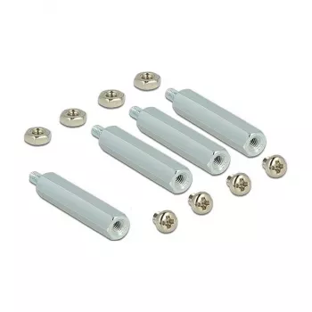 Accessorio per scheda di sviluppo DELOCK 18215 — acciaio inox, argento, profondità 30 mm