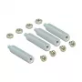 Accessorio per scheda di sviluppo DELOCK 18215 — acciaio inox, argento, profondità 30 mm