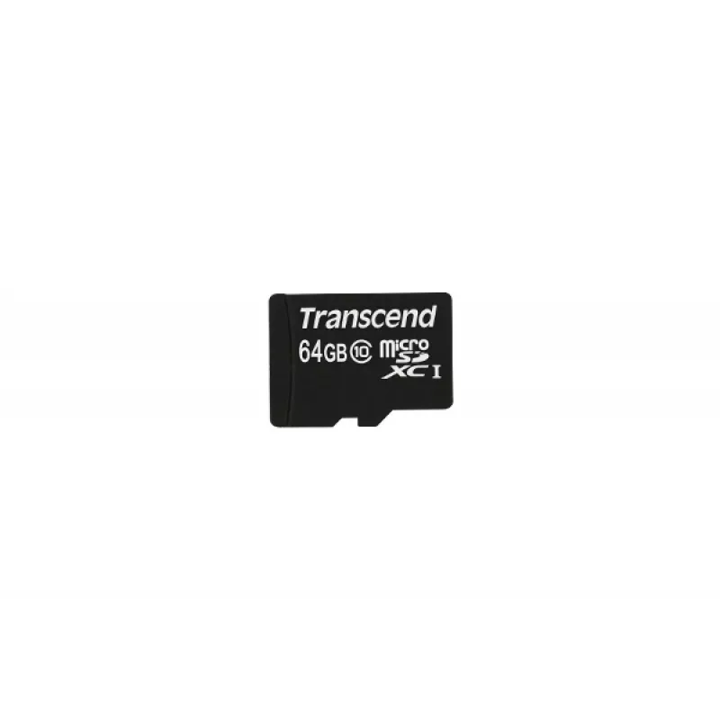Memoria flash Transcend 64GB MicroSDXC Classe 10 con adattatore