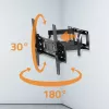 Supporto TV MANTA P60 per televisori 26–65 pollici, compatibile VESA, inclinabile e orientabile