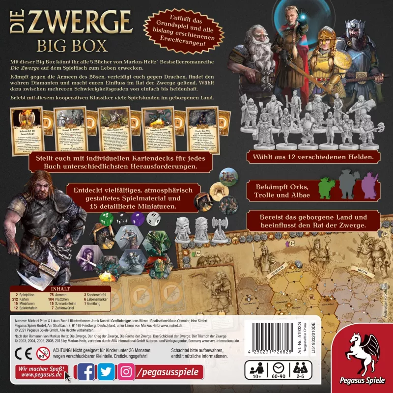 Pegasus Spiele 51933G gioco da tavolo The Dwarves