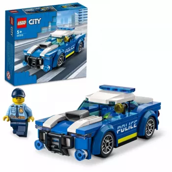 LEGO 60312 City Auto della Polizia giocattolo per bambini dai 5 anni con minifigure agente idea regalo piccolo set di costruzione veicolo inseguimento serie avventure singolo