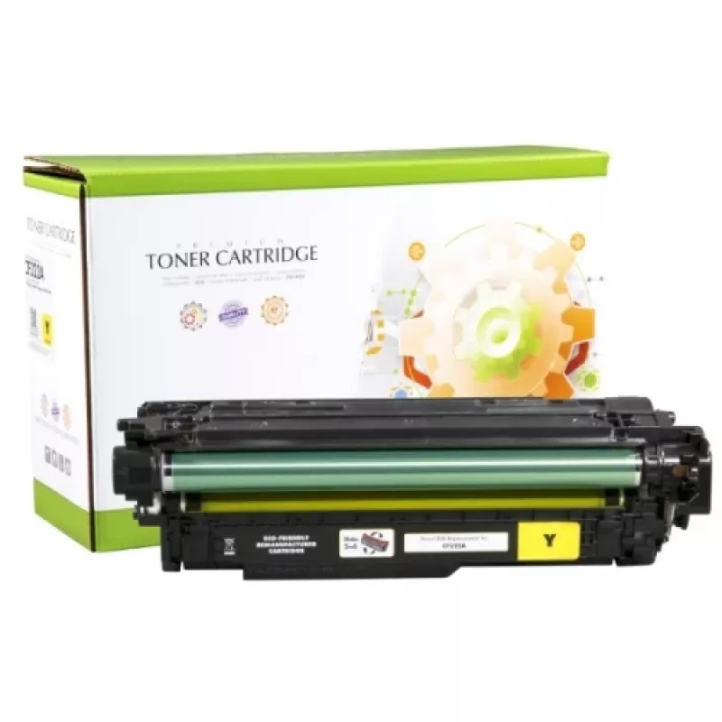 Cartuccia toner Static Control compatibile HP 653A (CF322A), giallo