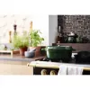 Staub La Cocotte 33 cm tegame ovale in ghisa, verde basilico