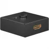 Goobay 58485 Switch HDMI manuale 2 a 1, 4K 30 Hz, Nero