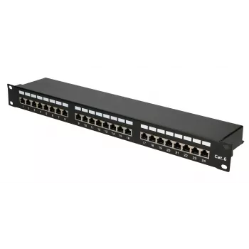 Extralink CAT6 STP V2 | patch panel | 24 porte