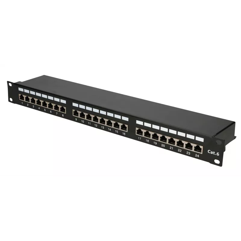 Extralink CAT6 STP V2 | patch panel | 24 porte