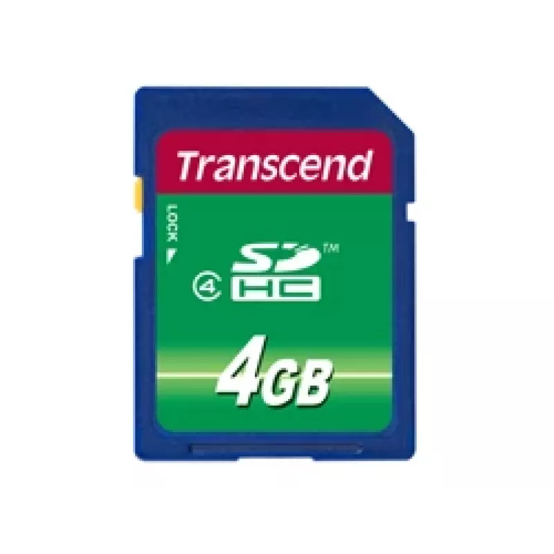 Scheda di memoria Transcend 4GB SDHC TS4GSDHC4