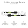 Green Cell PowerStream KABGC07 cavo da USB-C a Lightning, 1 m, PD, Apple MFi, nero
