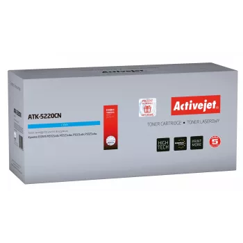 Activejet ATK-5220CN Toner (sostituto per Kyocera TK-5220C; Supreme; 1200 pagine; ciano)