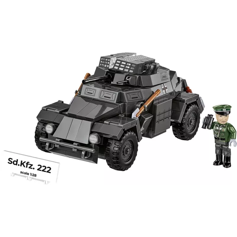 Cobi Blocks Sd.Kfz 222 kit di montaggio COBI-2657 — 502 mattoncini