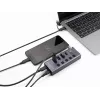 Hub USB Delock 64248 5 Gbit/s 2 x Type-A 2 x Type-C 1 porta di ricarica rapida