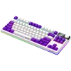 LORGAR KBP70TKLW, tastiera da gaming meccanica TKL wireless Pro, bianco, layout EN