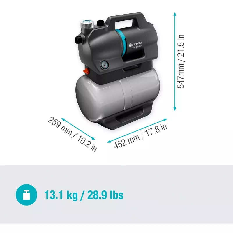 Gardena 3800 Silent 09064-61 autoclave per uso domestico
