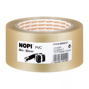 Nastro adesivo per imballaggio Tesa 57214 PVC trasparente 66 m x 50 mm, 1 pezzo